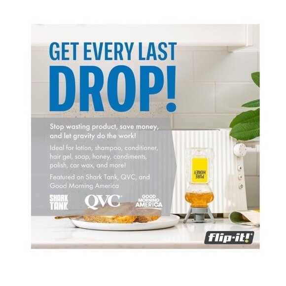 ❌SOLD‼️❌ Flip-It! Reusable Bottle Emptying Kit Cap w/2 Caps, Stands,Adapters - Picture 5 of 9